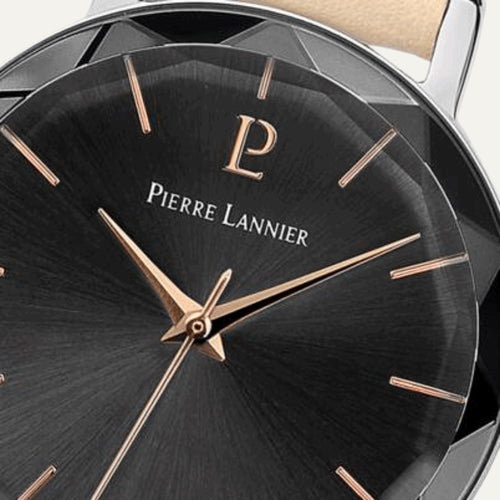 Montre Femme PIERRE LANNIER Multiples en Cuir Sable PIERRE LANNIER 