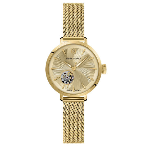 Montre Femme Pierre Lannier Soline 139L542 Automatique en Acier Milanais Doré Femme PIERRE LANNIER 
