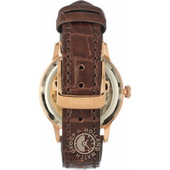 Montre femme Seiko Presage Cocktail « Bellini » SRP852J1, cadran argenté, bracelet en cuir marron – Automatique, design élégant Homme SEIKO 