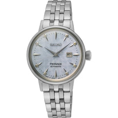 Montre femme Seiko Presage Cocktail SRE007J1, cadran argenté, boîtier en acier inoxydable – Automatique, design élégant Homme SEIKO 