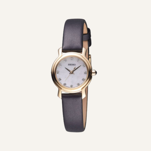 Montre Femme Seiko SXGP68P1 en Cuir Femme Leurelor 