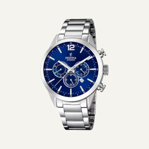 Montre Festina Homme Timeless Chronograph F20343/7 en Acier Montres Festina 