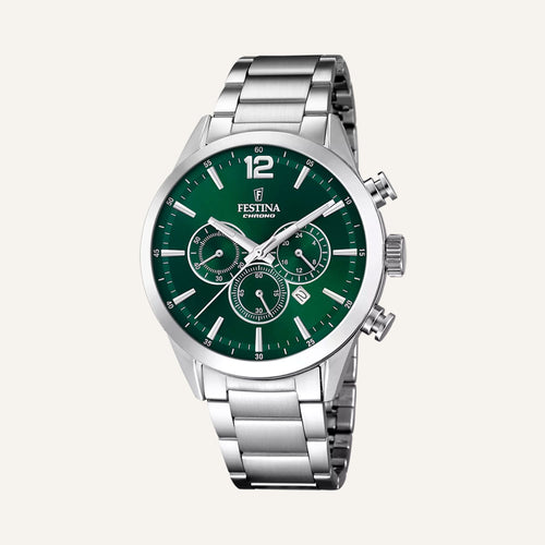 Montre Festina Homme Timeless Chronograph F20343/B en Acier Montres Festina 