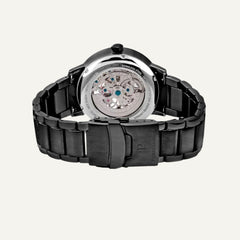 Montre Homme AUTOMATIC Cadran Noir Bracelet Acier Noir 316D439 Homme PIERRE LANNIER 