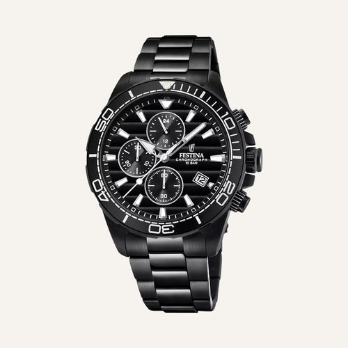 Montre Homme Festina F20365/3 en Acier Noir Montres FESTINA 