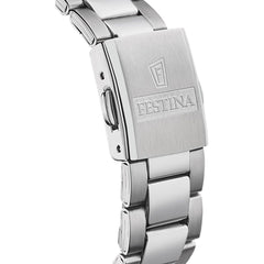 Montre homme Festina F20457/2, cadran bleu, bracelet en acier inoxydable, chronographe, affichage de la date, mouvement à quartz, design sport Homme FESTINA 
