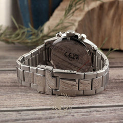 Montre homme Festina F20603/6, cadran noir, bracelet en acier inoxydable, chronographe, affichage de la date, mouvement à quartz, design sport élégant. Homme FESTINA 