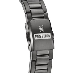 Montre homme Festina F20632/1 à cadran squelette, bracelet en acier inoxydable, mouvement automatique, design cœur ouvert, style classique et luxueux Homme FESTINA 