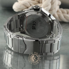 Montre homme Festina F20663/1, cadran bleu, bracelet en acier inoxydable, affichage de la date, mouvement à quartz, style plongeur, design sportif. Homme FESTINA 