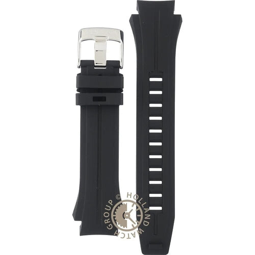 Montre homme Festina F20664/3, cadran noir, boîtier en acier inoxydable, bracelet en silicone noir, affichage de la date, mouvement à quartz, style plongée sportive Homme FESTINA 