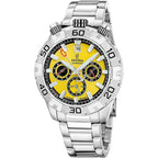 Montre homme Festina F20743/4, cadran jaune, acier inoxydable – Chronographe sport Homme FESTINA 