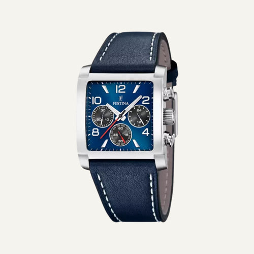 Montre Homme FESTINA On The Square F20653/1 en Cuir Montres FESTINA 