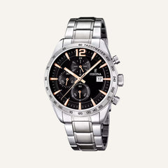 Montre Homme Festina Timeless Chronograph F16759/6 en Acier Montres FESTINA 