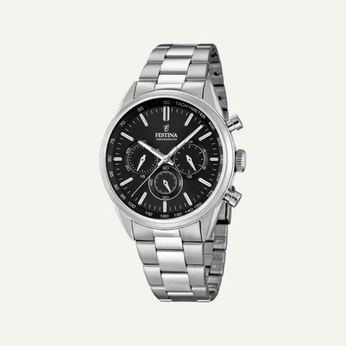 Montre Homme Festina Timeless Chronograph F16820/4 en Acier Montres FESTINA 