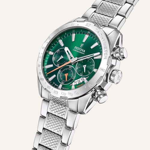 Montre Homme Festina Timeless Chronograph F20668/3 en Acier Montres FESTINA 