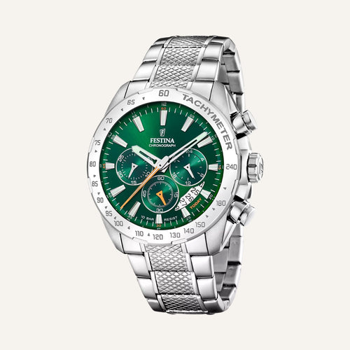 Montre Homme Festina Timeless Chronograph F20668/3 en Acier Montres FESTINA 