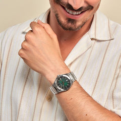 Montre Homme Herbelin Cap Camarat 12245B16 en Acier Vert Homme Michel Herbelin 