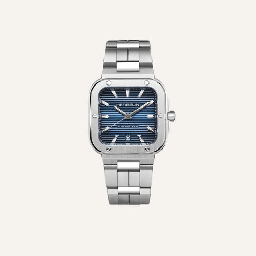 Montre Homme Herbelin Cap Camarat Square 1646B15 en Acier Bleu Homme Michel Herbelin 