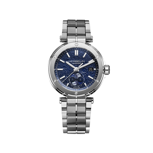 Montre Homme Herbelin Newport 2889B15 Automatique Phase de Lune en Acier Homme Michel Herbelin 