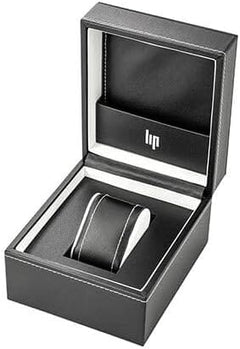 Montre homme Lip Big TV 671660 – Boîtier carré, cadran squelette, bracelet orange Homme LIP 