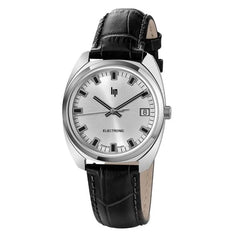 Montre homme Lip Général de Gaulle 35 671877, cadran blanc, bracelet en cuir noir – Design classique et élégant Homme LIP 