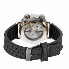 Montre homme Lip Nautic Ocean 671854, cadran bleu, bracelet en cuir noir – Design sport classique Homme LIP 