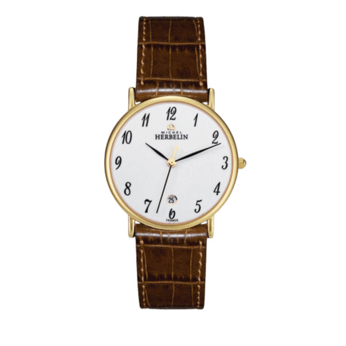 Montre Homme Michel Herbelin Classique 12443/P28GO cuir Montres Michel Herbelin 