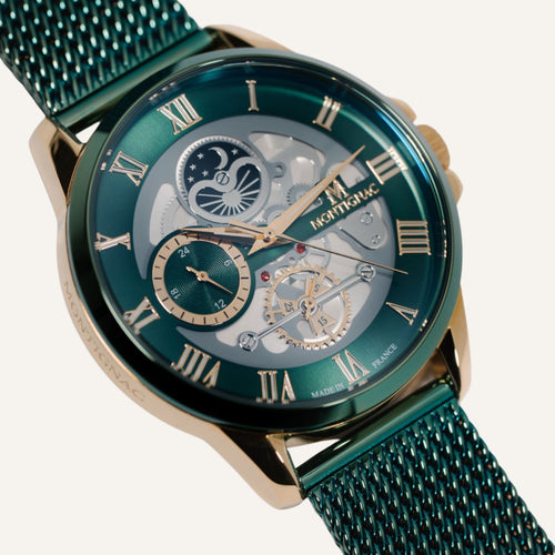 Montre Homme Montignac MOW1101 Milanais Vert Viridity Homme MONTIGNAC 