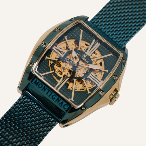 Montre Homme Montignac MOW1102 Milanais Vert Homme MONTIGNAC 