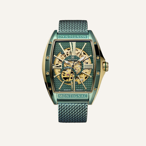 Montre Homme Montignac MOW1102 Milanais Vert Homme MONTIGNAC 