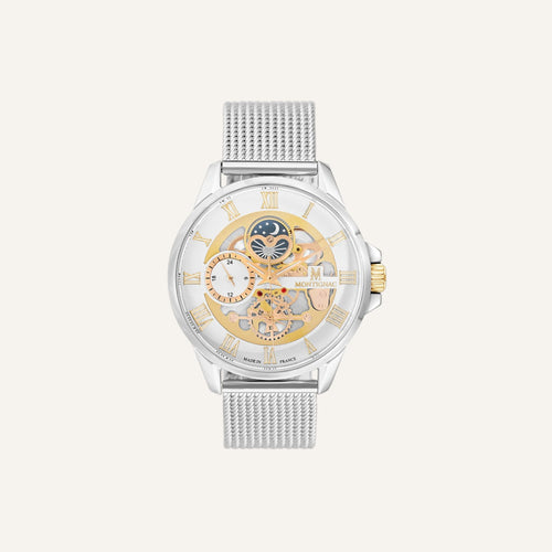 Montre Homme MONTIGNAC MOW610 Quartz en Acier Argenté Homme MONTIGNAC 