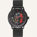 Montre Homme Pierre Lannier 345A459 Paddock en Acier Noir avec Cadran Squelette Homme PIERRE LANNIER 