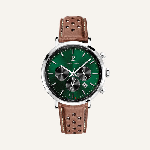 Montre Homme Pierre Lannier Baron 219G164 en Cuir Brun Montres PIERRE LANNIER 