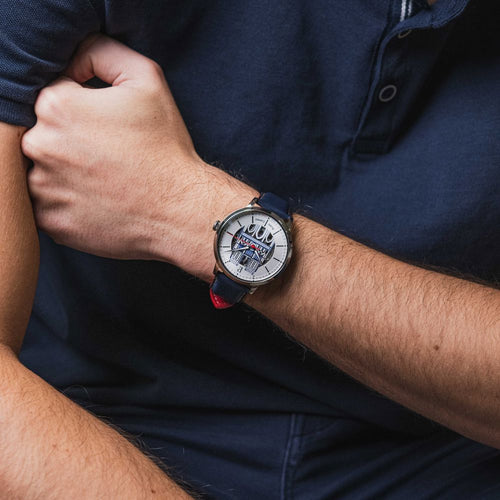 Montre Homme Pierre Lannier Cœur Battant 300A126 en Cuir Bleu Montres PIERRE LANNIER 