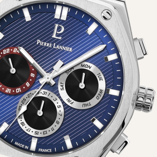 Montre Homme Pierre Lannier Copilote 230F161 en Acier Homme PIERRE LANNIER 