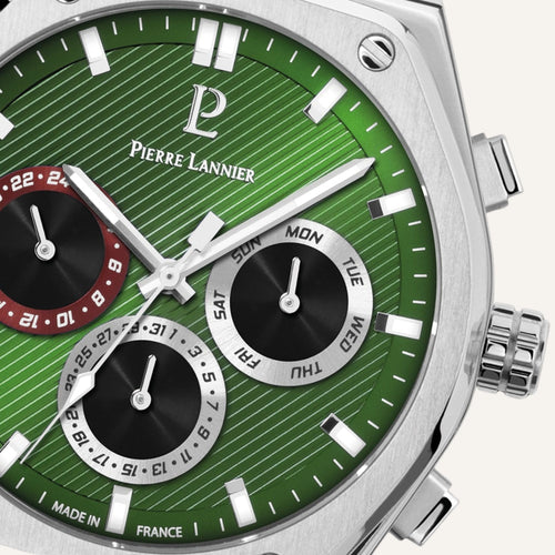 Montre Homme Pierre Lannier Copilote 230F171 en Acier Homme PIERRE LANNIER 