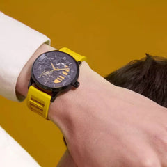 Montre Homme Pierre Lannier Paddock 341A449 en Caoutchouc Leurelor 