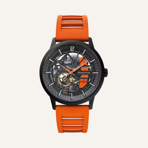 Montre Homme Pierre Lannier Paddock 341A499 en Caoutchouc Leurelor 