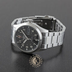 Montre homme Seiko 5 Sports SRPG27K1, cadran noir, acier inoxydable – Automatique, style militaire Homme SEIKO 