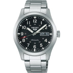 Montre homme Seiko 5 Sports SRPG27K1, cadran noir, acier inoxydable – Automatique, style militaire Homme SEIKO 