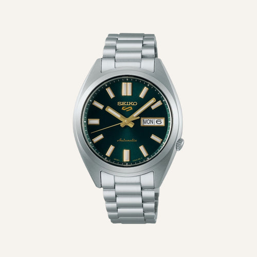 Montre Homme Seiko 5 Sports SRPL57K1 en Acier Vert Automatique 3 aiguilles avec date Homme SEIKO 
