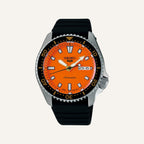 Montre Homme Seiko 5 Sports SRPL89K1 en Acier et Silicone Orange Homme SEIKO 