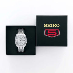 Montre homme Seiko 5 Sports SRPL91K1, cadran argenté, boîtier en acier inoxydable – Automatique, design sport classique Homme SEIKO 