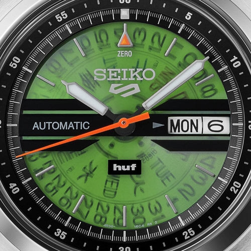 Montre homme Seiko 5 Sports SRPM09K1, cadran vert, acier inoxydable – Édition limitée automatique Homme SEIKO 
