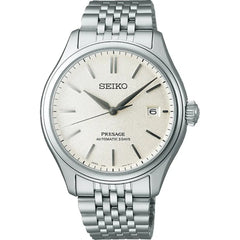 Montre homme Seiko Presage Classic Series SPB463J1, cadran argenté, boîtier en acier inoxydable – Automatique, design élégant Homme SEIKO 