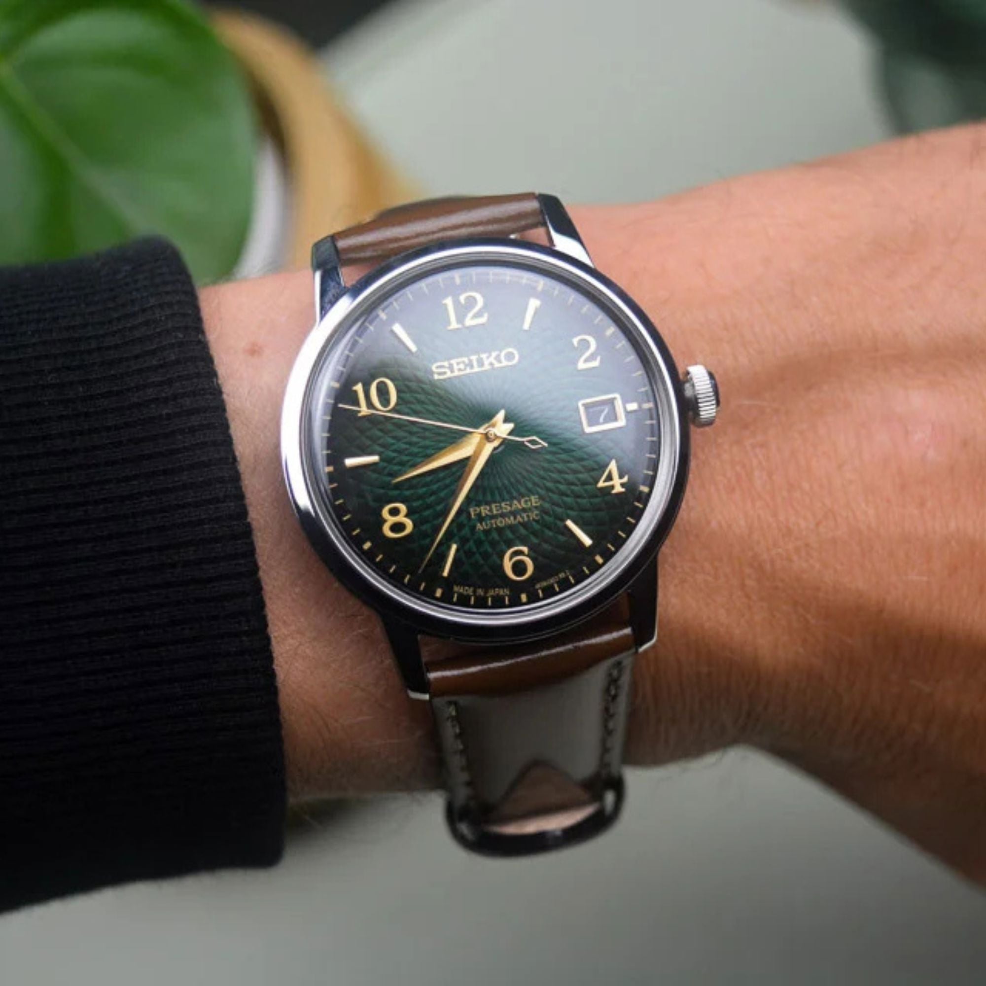 Montre Homme SEIKO Presage SRPE45J1 Automatic en Cuir Leurelor