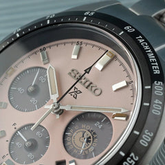 Montre homme Seiko Prospex Chronograph SSC963P1, cadran argenté, boîtier en acier inoxydable, design sport solaire Homme SEIKO 