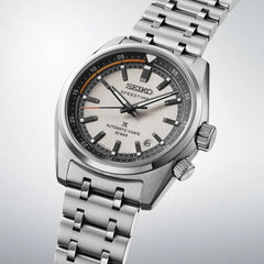 Montre homme Seiko Prospex Speedtimer SPB513J1, cadran blanc, boîtier en acier inoxydable – Automatique, design sport classique Homme SEIKO 