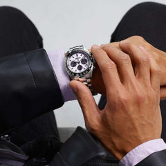 Montre homme Seiko Prospex Speedtimer SSC955P1, cadran argenté, boîtier en acier inoxydable – Chronographe solaire, design sport Homme SEIKO 