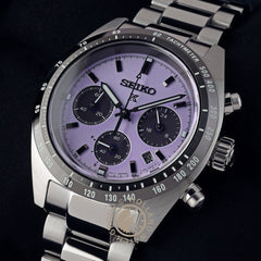 Montre homme Seiko Prospex Speedtimer SSC955P1, cadran argenté, boîtier en acier inoxydable – Chronographe solaire, design sport Homme SEIKO 